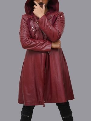 Handmade Full metal Alchemist Halloween Costume Leather Trench Coat - The Jacket Place