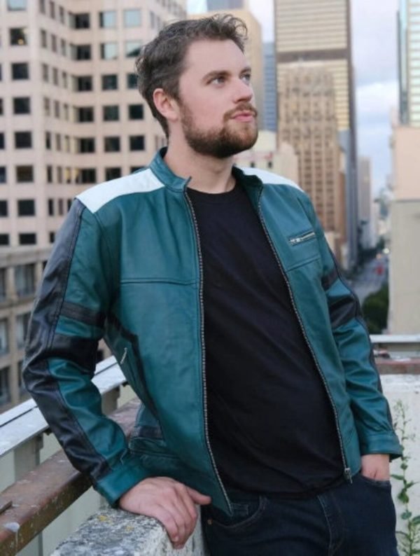 Cool and Attractive Buy Handmade Men's Cosplay Costume Leather Jacket Green - The Jacket Place
