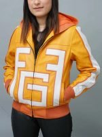 Buy Yellow Fatgum Hooded Costume Jacket for Women - The Jacket Place