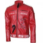 Buy I am Venomous Last Bite Snake Danger Studded Leather Jacket