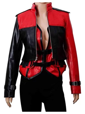 Buy Harley Quinn Injustice 2 Leather Jacket for Women