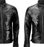 Buy Black Five Finger Death Punch Biker Jacket - The Jacket Place