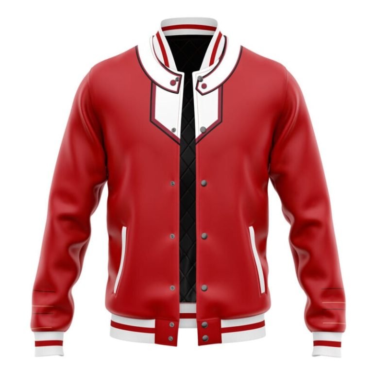 Buy Red Jaden Yuki Yugioh Varsity Jacket