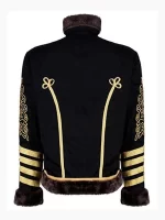 Buy Jimi Hendrix Shaerling Wool Jacket Black Golden Combo