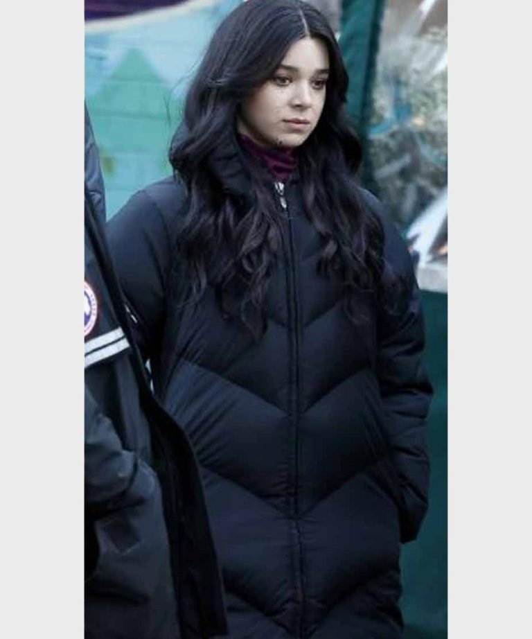 Stylish Black Buy Kate Bishop Hawkeye Puffer Long Coat - The Jacket Place