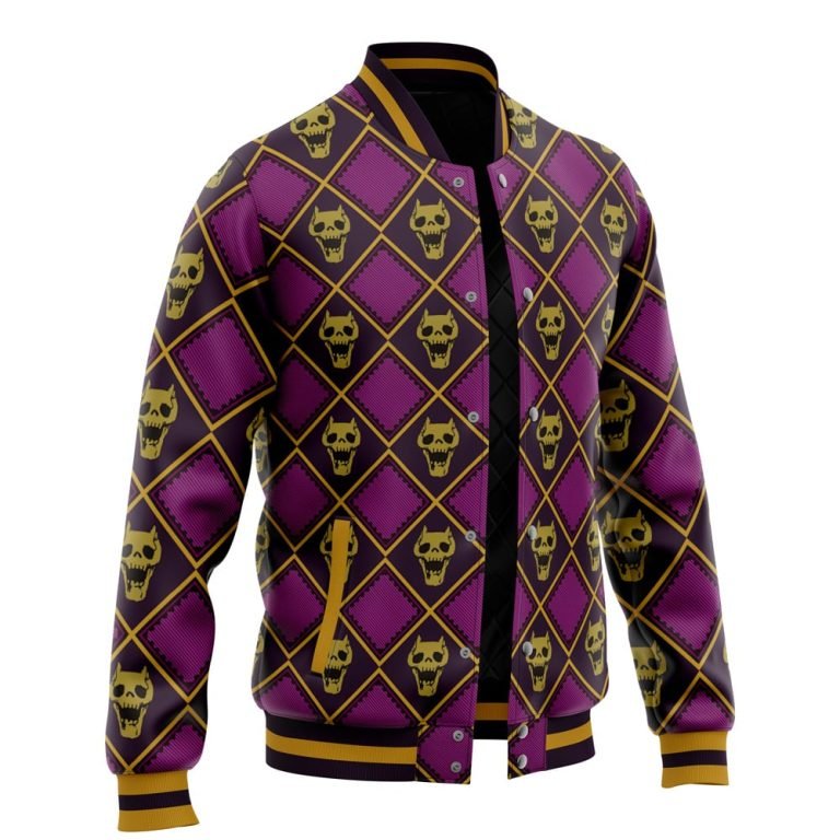 Stylish Killer Queen Pattern JBA Varsity Jacket