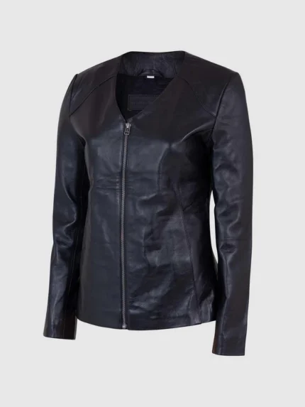 Buy Leather Biker Jacket Black for Women