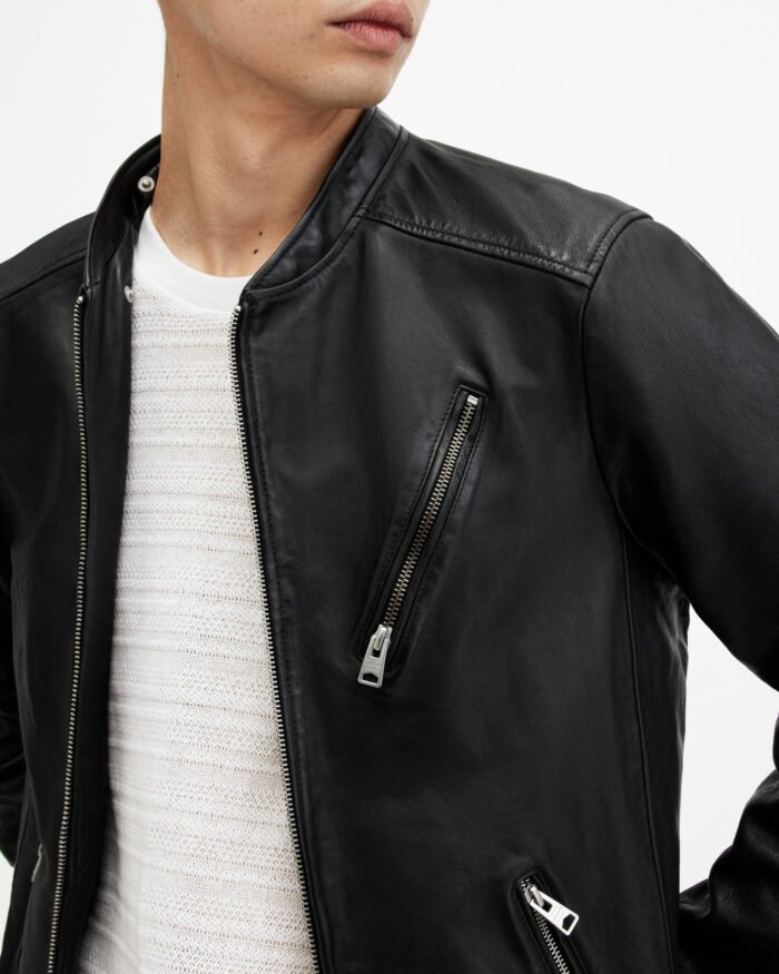 Stylish Harwood Leather Biker Jacket for Men