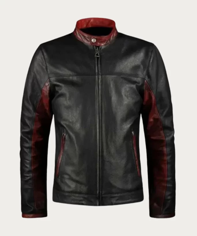 Buy Batman Dark Knight Black Leather Jacket from The Jacket Place