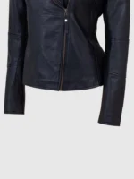 Buy Motorbike Sheep Leather Jacket in Black Color