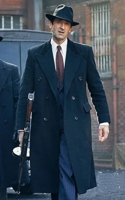 Buy Adrien Brody Peaky Blinders Coat Black