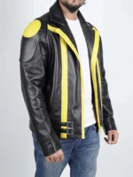 Men’s Poke Spark Yellow Team Leader Jacket Cosplay Outfit
