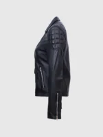 Buy Quilted Sheep Jacket Black Shade for Women