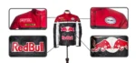 red bull leather jacket design