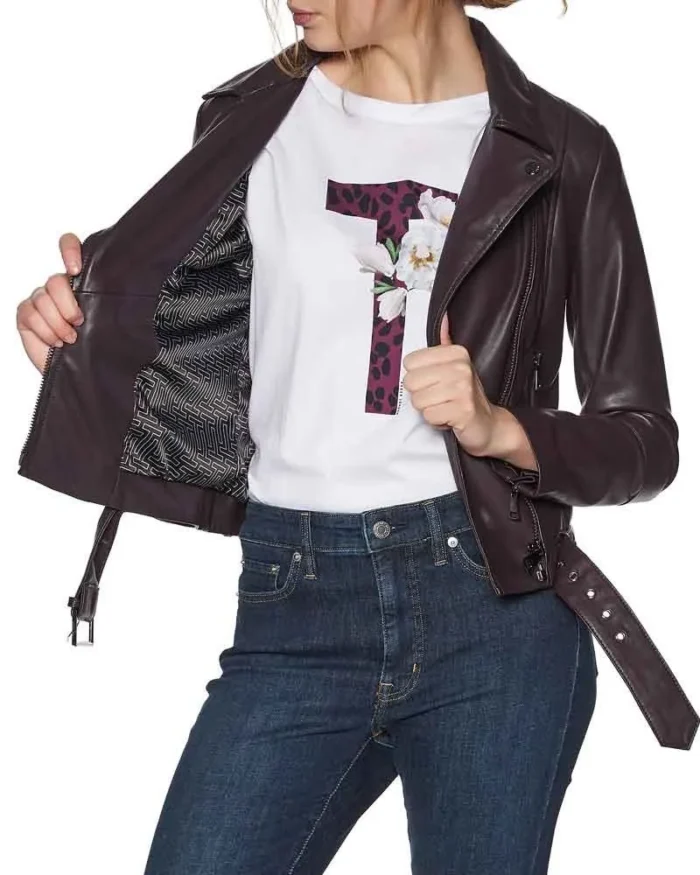 Riverdale Betty Cooper Leather Jacket in Dark Brown