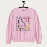 And Just Like That S02 New York Monopoly Sweatshirt in Pink Color