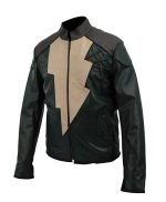 Shazam Billy Batson Green Leather Jacket