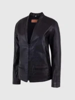 Buy Soft Black Leather Jacket for Women on Sale