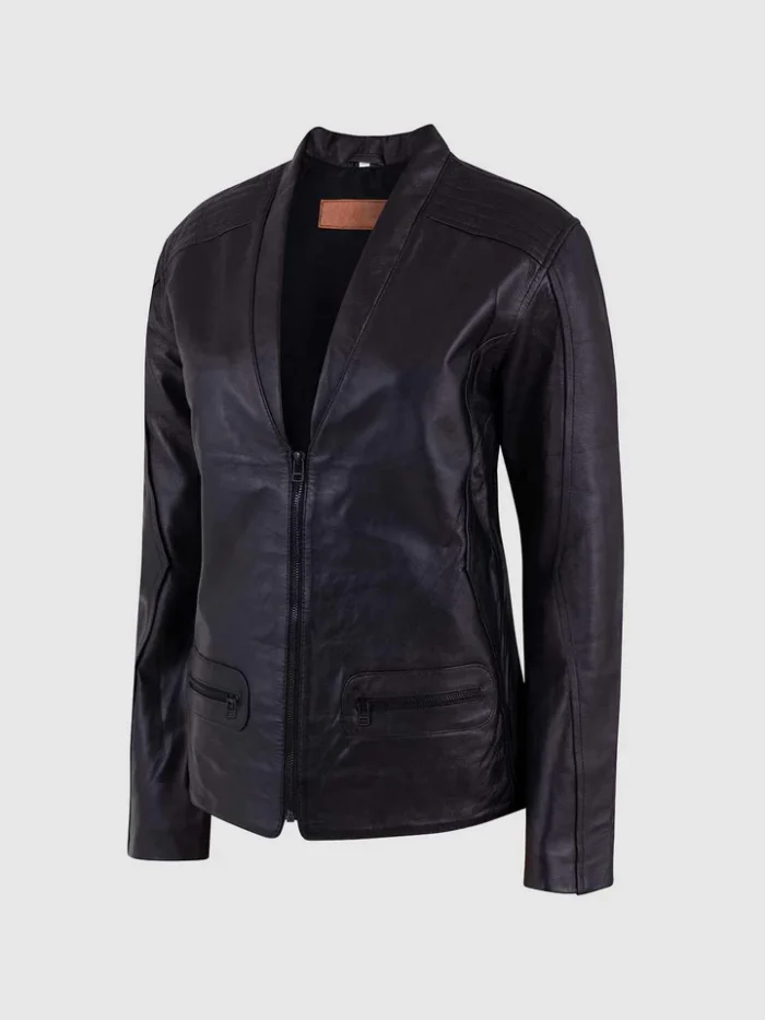 Buy Soft Black Leather Jacket for Women on Sale