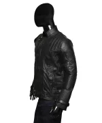 Star Lord Chris Pratt Black Leather Jacket