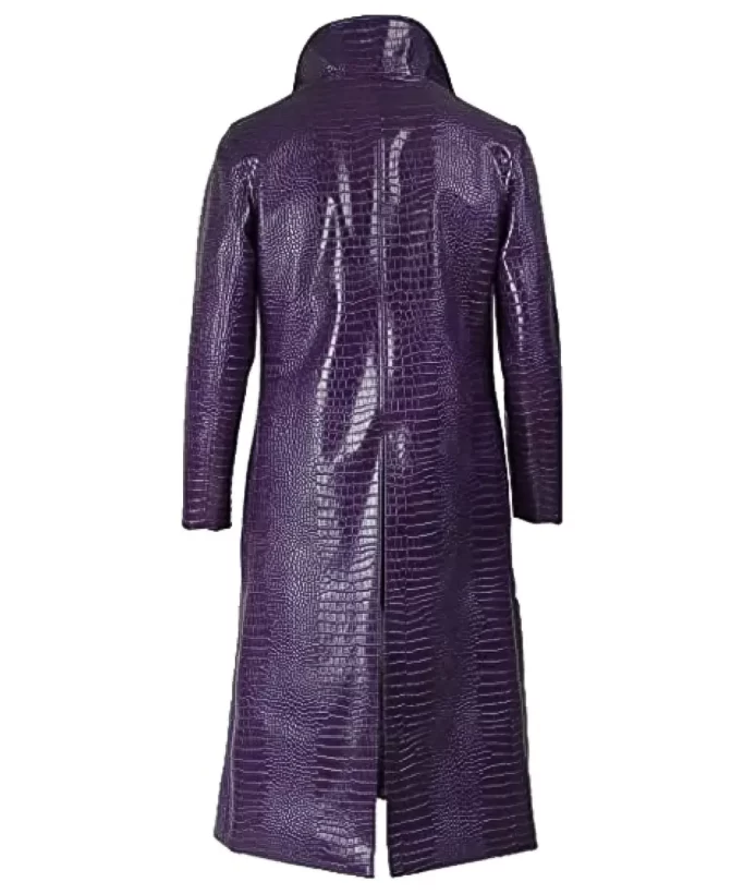 Mens Suicide Squad Joker Coat Purple