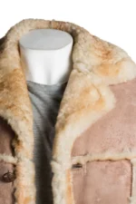 Buy Men’s Sheepskin Fur Coat Beige Shade
