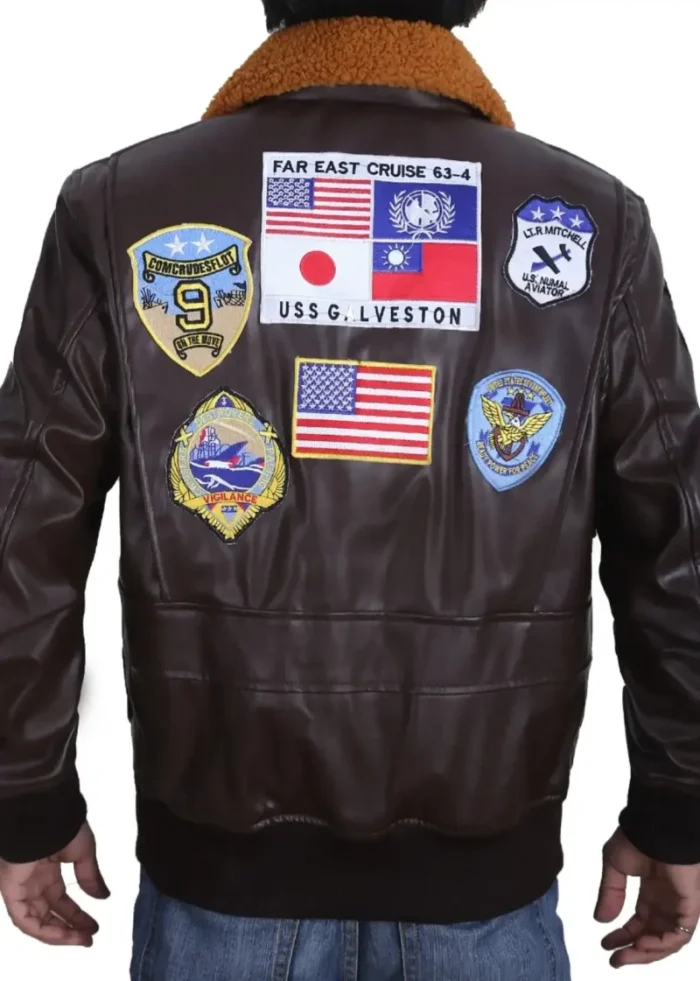 Classic Top Gun Maverick Black Bomber Jacket