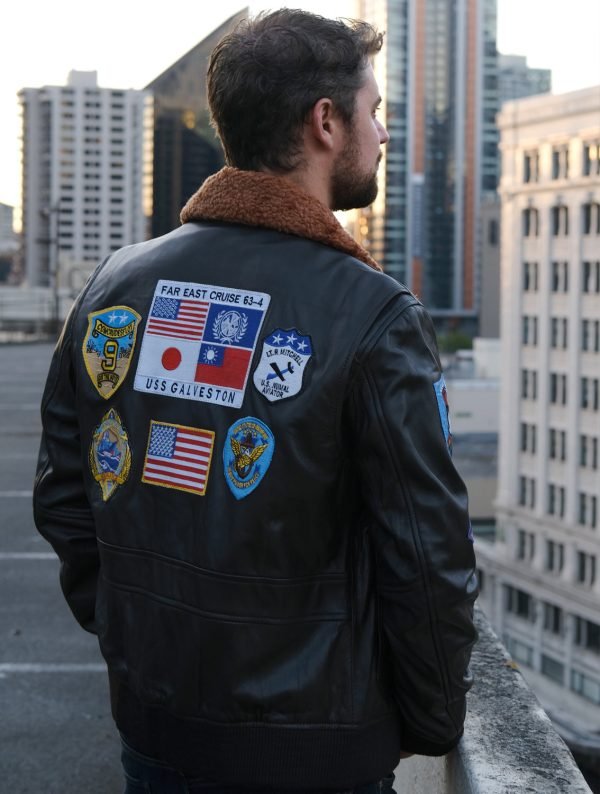 Tom Cruise TopGun Leather Jacket For Men
