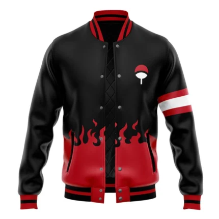 Uchiha Clan Symbol Naruto Varsity Jacket