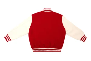 Buy Varsity Jacket - Scarlet Red and White