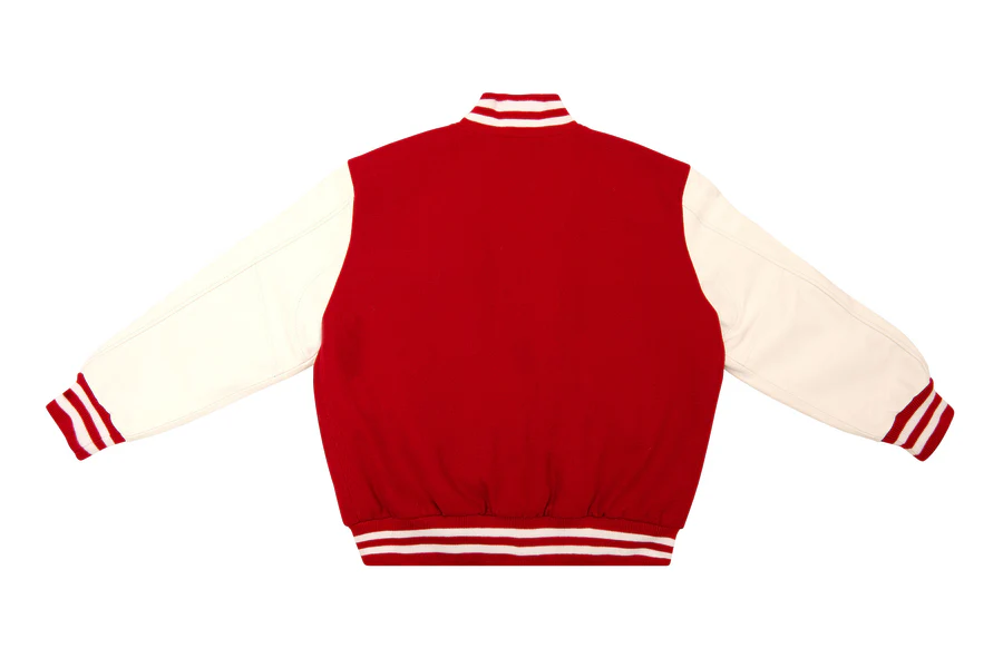 Varsity Jacket - Scarlet Red and White