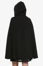 Buy Classic Veronica Lodge Black Hooded Cape for Women