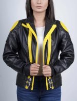 Womens Pokemon Anime Series Inspired Leather Jacket
