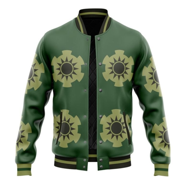 Zoro Wano Pattern OP Varsity Jacket