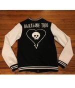Alkaline Trio Skull Varsity Leather Jacket for Men