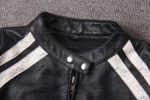 Men's Alpine Stars Road Riding Cowhide Leather Jacket in Black - The Jacket Place