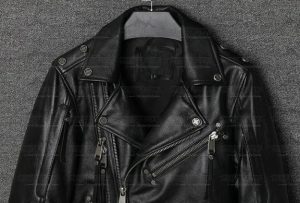 Classic American Cowhide Leather Noah Black Motorcycle Jacket for Men