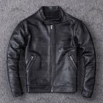 The Armand Genuine Cowhide Biker Leather Jacket Black Color - The Jacket Place