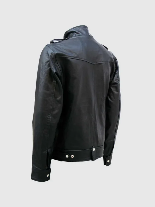 Classic Biker Black Men's Designer Leather Jacket