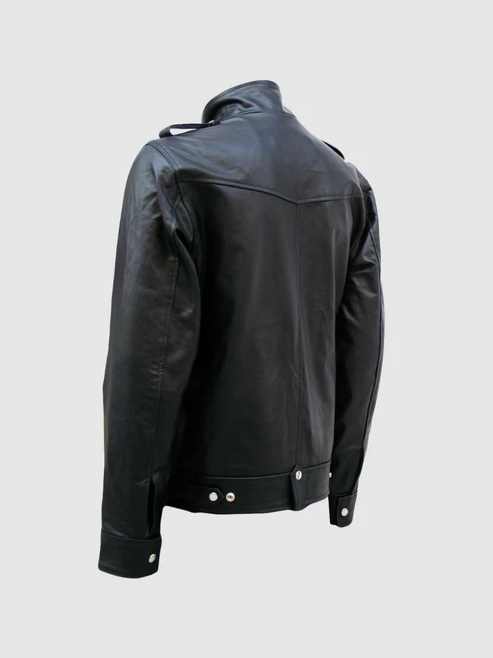 Biker Black Men's Designer Leather Jacket