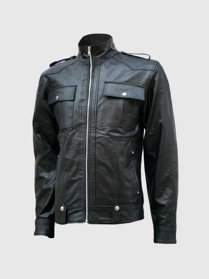 Stylish Biker Black Men's Designer Leather Jacket