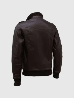 Shop Classic Leather Bomber Jacket for Men