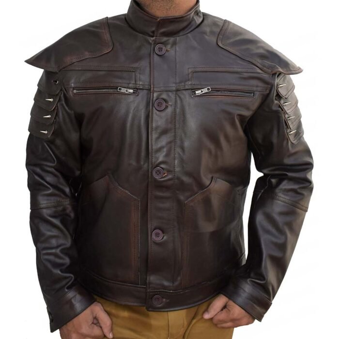 Buy Wolf School Cyberpunk 2077 Jacket Dark Brown