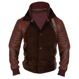Horns IG Perrish Leather Jacket Brown - The Jacket Place