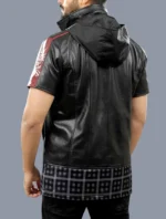 Men's Yozara Inspired Kingdom Costume Leather Jacket Black