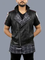 Classic Men's Yozara Inspired Black Kingdom Costume Leather Jacket - The Jacket Place