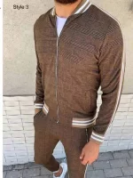 Get The Gentlemen Coach Tracksuit for Men in Brown - The Jacket Place