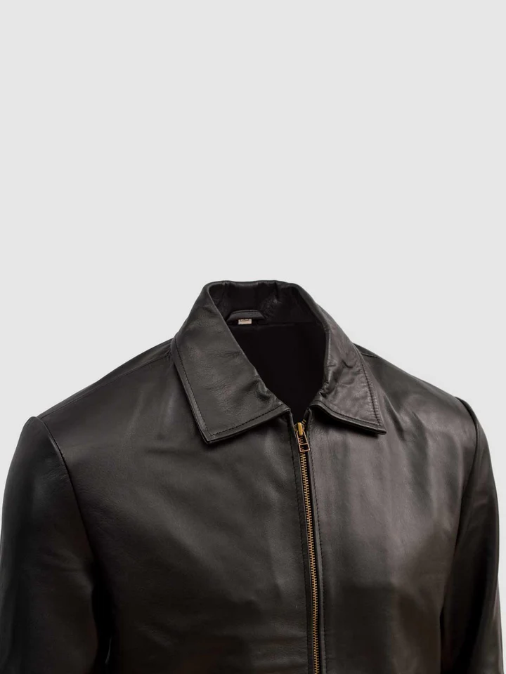 Black Sheep Leather Bomber Jacket for Men