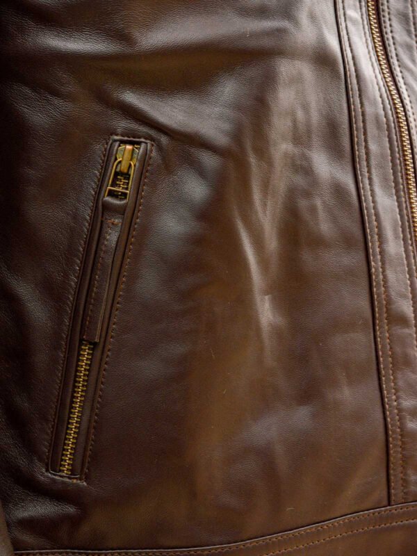 Brown Sheep Leather Jacket