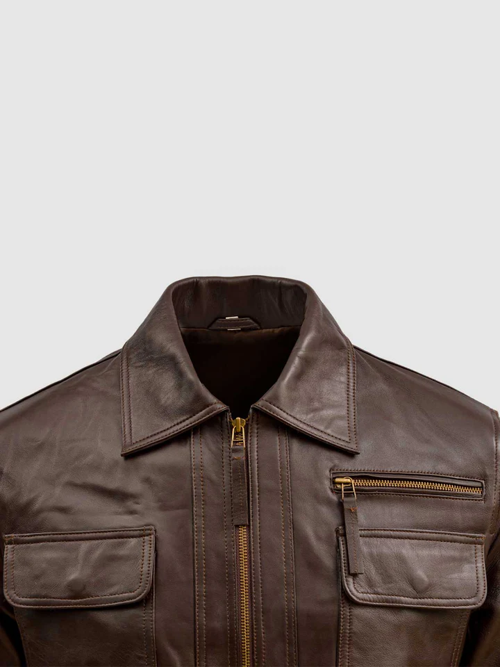 Brown Sheep Leather Jacket